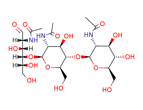 N-((2S,3R,4R,5S,6R)-2-(((2R,3S,4R,5R)-5-Acetamido-1,2,4-trihydroxy-6-oxohexan-3-yl)oxy)-5-(((2S,3R,4R,5S,6R)-3-acetamido-4,5-dihydroxy-6-(hydroxymethyl)tetrahydro-2H-pyran-2-yl)oxy)-4-hydroxy-6-(hydro