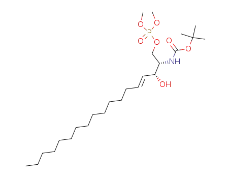(6S)-6-[(1R,2E)-1-Hydroxy-2-hexadecenyl]-3-methoxy-2,4-dioxa-7-aza-3-phosphaoctan-8-oic Acid 3-Oxide-1,1-dimethylethyl Ester