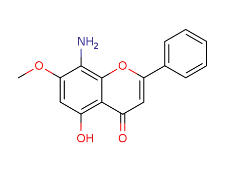 8-amino-5-hydroxy-7-methoxy-2-phenyl-chromen-4-one