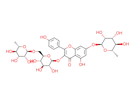 kaempherol 3-O-[α-L-rhamnopyranosyl-(1->6)]-β-D-glucopyranosyl-7-O-α-L-rhamnopyranoside