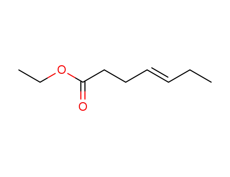 Molecular Structure of 54340-70-4 (ethyl (E)-hept-4-enoate)