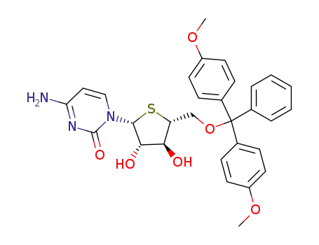 1-(5-O-dimethyoxytrityl-4-thio-β-D-arabinofuranosyl)cytosine
