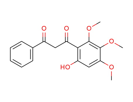 1,3-Propanedione,1-(6-hydroxy-2,3,4-trimethoxyphenyl)-3-phenyl- cas  6959-90-6