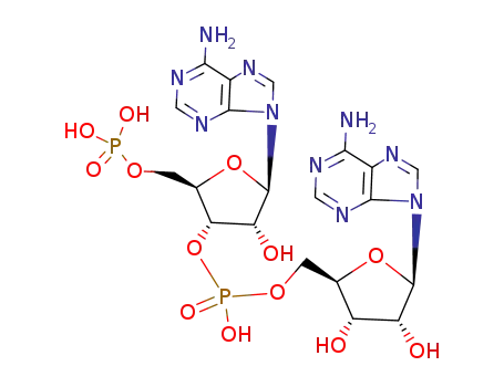 Molecular Structure of 3593-47-3 (5'- Phosphoadenylyl- (3' → 5')- adenosine ( pApA ))