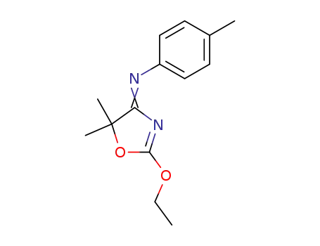 (2-ethoxy-5,5-dimethyl-oxazol-4-ylidene)-<i>p</i>-tolyl-amine