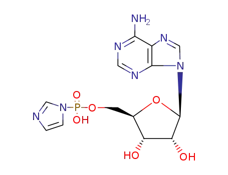 Molecular Structure of 20816-58-4 (adenosine 5'-phosphoroimidazolide)