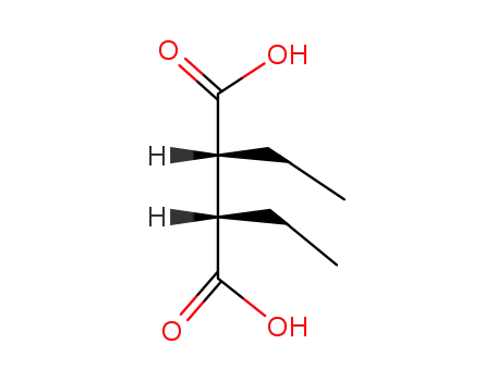 Molecular Structure of 35392-80-4 ((2R,3S)-2,3-Diethylsuccinic acid)