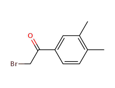 Molecular Structure of 2633-50-3 (2-BROMO-1-(3,4-DIMETHYL-PHENYL)-ETHANONE)