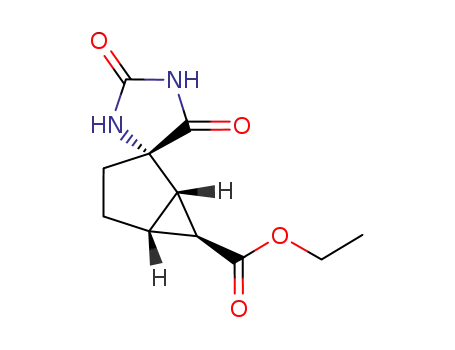 (1S,2S,5R,6S)-ethyl 2-spirohydantoin-bicyclo[3.1.0]hexane-6-carboxylate