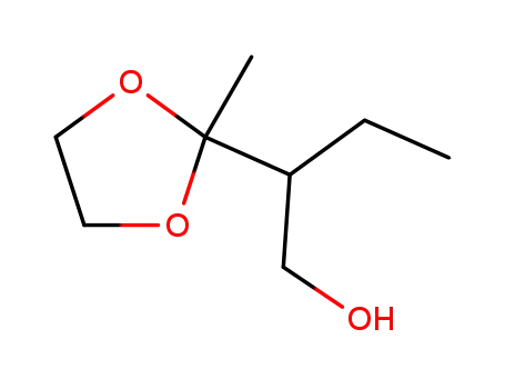 2-(2-methyl-1,3-dioxolan-2-yl)butan-1-ol