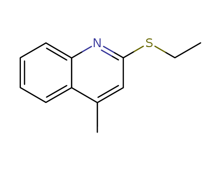 Quinoline,2-(ethylthio)-4-methyl-