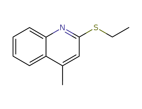 Lepidine, 2-(ethylmercapto)- (4CI)