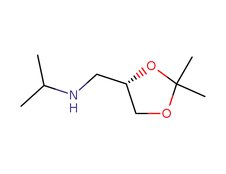 [2S]-O-isopropylidene-3-isopropylamino-1,2-propanediol