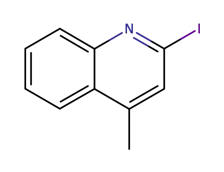 Molecular Structure of 607-65-8 (2-iodo-4-methylquinoline)