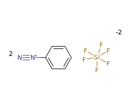Molecular Structure of 2796-16-9 (benzenediazonium; hexafluorosilicate)