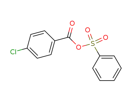 Molecular Structure of 226987-14-0 (benzenesulfonic-p-chlorobenzoic anhydride)