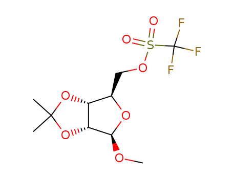 methyl (1R,2R,3R,4R)-2,3-O-isopropylidene-5-O-trifluoromethanesulfonyl-beta-D-ribofuranoside