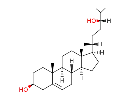 Molecular Structure of 474-73-7 (24(S)-HYDROXYCHOLESTEROL)