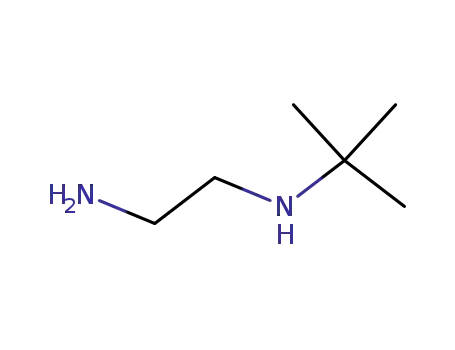 Molecular Structure of 24424-63-3 (1,2-Ethanediamine, N-(1,1-dimethylethyl)-)