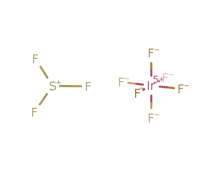 Molecular Structure of 111172-74-8 (SF<sub>3</sub><sup>(1+)</sup>*IrF<sub>6</sub><sup>(1-)</sup>=[SF<sub>3</sub>][IrF<sub>6</sub>])
