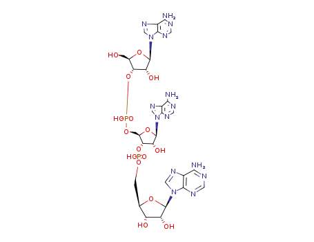 Molecular Structure of 917-44-2 (adenylyl-(3'-5')-adenylyl-(3'-5')-adenosine)