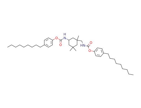 Molecular Structure of 1068656-79-0 (3-((4-nonylphenyl)oxycarbonylamino-methyl)-3,5,5-trimethylcyclohexylcarbamic acid (4-nonylphenyl) ester)