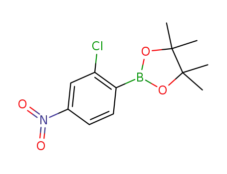 2-(2-Chloro-4-nitrophenyl)-4,4,5,5-tetramethyl-1,3,2-dioxaborolane