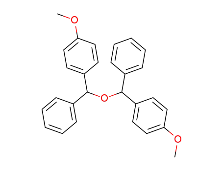 1-((4-methoxyphenyl)((4-methoxyphenyl)(phenyl)methoxy)methyl)benzene