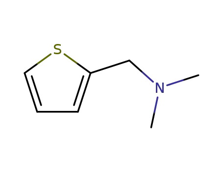 Molecular Structure of 26019-17-0 (2-(DIMETHYLAMINOMETHYL)THIOPHENE)
