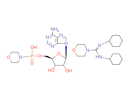 Adenosine5'-monophospho-morpholidate 4-morpholine-N,N'-dicyclohexylcarboxamidinesalt