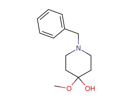 1-Benzyl-4-methoxy-piperidin-4-ol