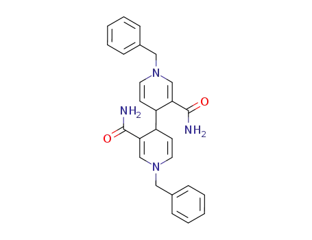 Molecular Structure of 67146-57-0 (1,1'-dibenzyl-1,4,1',4'-tetrahydro-[4,4']bipyridinyl-3,3'-dicarboxylic acid diamide)