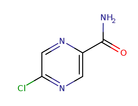 Molecular Structure of 21279-64-1 (5-chloropyrazine-2-carboxamide)