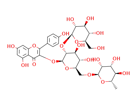 Molecular Structure of 55696-58-7 (Kaempferol-3-O-(2