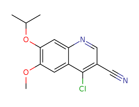4-CHLORO-7-ISOPROPOXY-6-METHOXY-QUINOLINE-3-CARBONITRILE