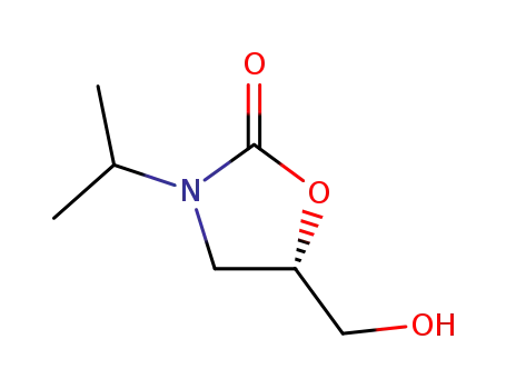 2-Oxazolidinone, 5-(hydroxymethyl)-3-(1-methylethyl)-, (S)-