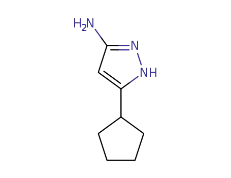 Molecular Structure of 264209-16-7 (3-AMINO-5-CYCLOPENTYL-2H-PYRAZOLE)