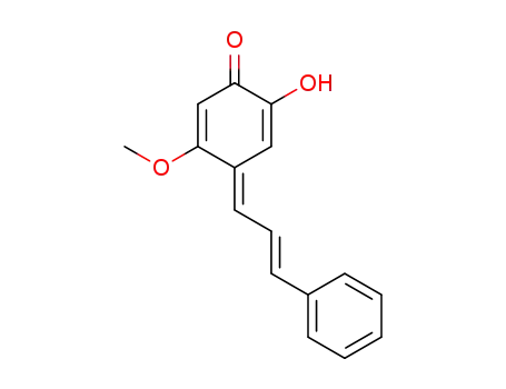 2,5-Cyclohexadien-1-one, 2-hydroxy-5-methoxy-4-(3-phenyl-2-propenylidene)-