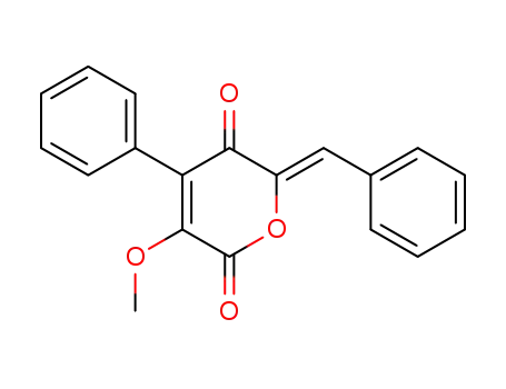 6-benzylidene-3-methoxy-4-phenylpyran-2,5-dione