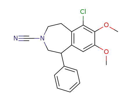 3H-3-Benzazepine-3-carbonitrile,
6-chloro-1,2,4,5-tetrahydro-7,8-dimethoxy-1-phenyl-