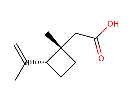 2-[(1S,2R)-1-methyl-2-(prop-1-en-2-yl)cyclobutyl]acetic acid