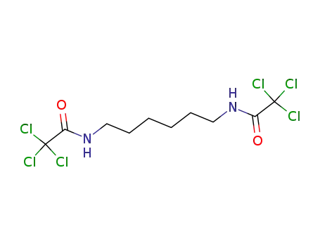 Molecular Structure of 83704-01-2 (2,2,2-trichloro-N-[6-[(2,2,2-trichloroacetyl)amino]hexyl]acetamide)