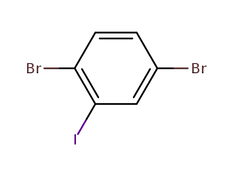 Molecular Structure of 89284-52-6 (1,4-DIBROMO-2-IODOBENZENE)