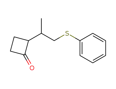 Cyclobutanone, 2-[1-methyl-2-(phenylthio)ethyl]-