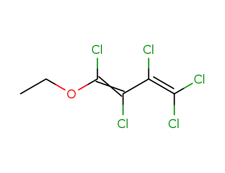 Molecular Structure of 2892-47-9 (1,1,2,3,4-pentachloro-4-ethoxy-buta-1,3-diene)