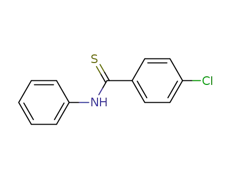 Molecular Structure of 6244-75-3 (4-chloro-N-phenylbenzenecarbothioamide)
