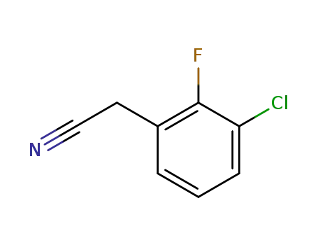 Molecular Structure of 261762-98-5 (3-Chloro-2-fluorophenylacetonitrile)