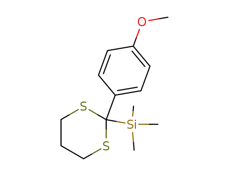 2-(4-Methoxyphenyl)-2-(trimethylsilyl)-1,3-dithiane