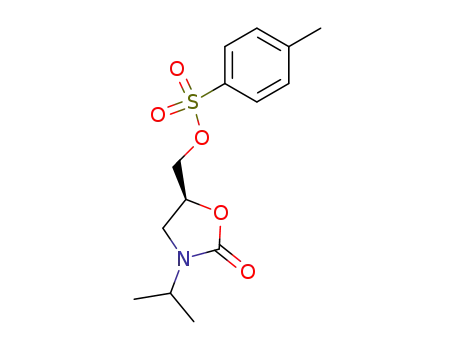 2-Oxazolidinone,
3-(1-methylethyl)-5-[[[(4-methylphenyl)sulfonyl]oxy]methyl]-, (S)-