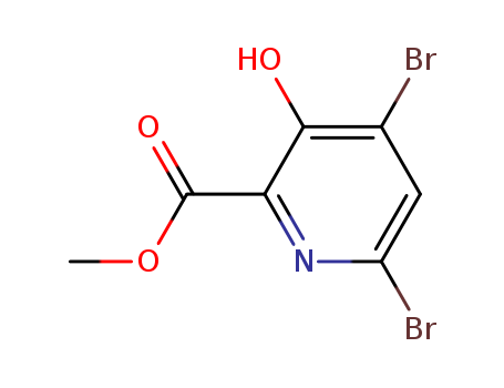2-Pyridinecarboxylic acid, 4,6-dibromo-3-hydroxy-, methyl ester